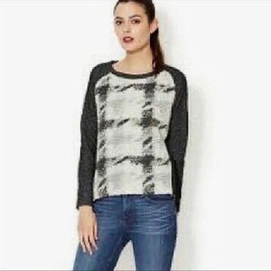 ANTHROPOLOGIE Dolan Houndstooth Boucle Sweater